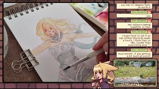 Kat | Gravity Rush - Watercolour Art