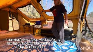Vw Girl And The Giant Inflatable Tent Actually Camping