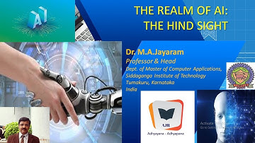 AI  LECTURE SERIES  1 || Dr.M.A.Jayaram