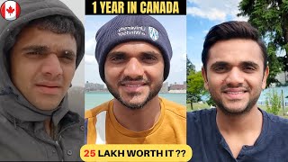 MY HONEST REVIEW AFTER 1 YEAR IN CANADA 2023 || IS 25 LAKH LOAN WORTH IT ? || MR PATEL ||