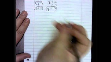 Solving Quadratic Equations 8.1