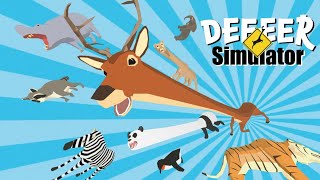 новая рубрика смешные игры -deeeer simulator