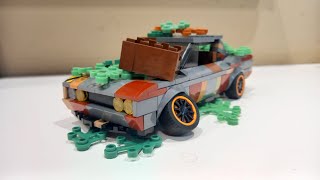 LEGO diorama abandoned dodge MOC