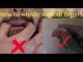 How to Make Whistle || Siti banao...