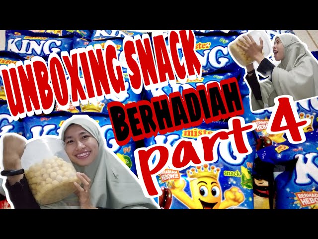 UNBOXING SNACK BERHADIAH PART 4 !! BANYAK HADIAHNYA class=