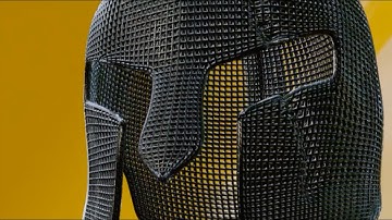 3D урок модификатор wireframe в blender