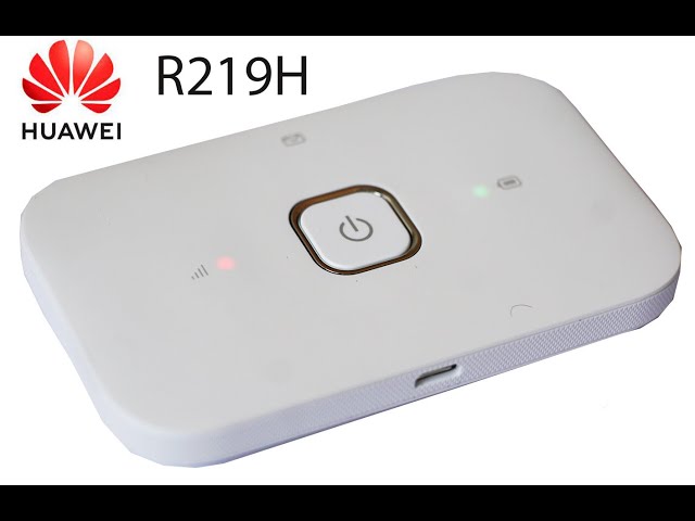 Huawei vodafone R219H 4g lte mobile router setup - YouTube