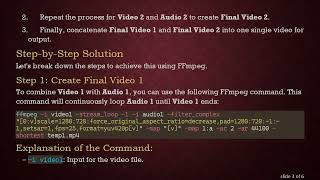 How to Use FFmpeg to Create a Final Video from Two Different Videos and Audios