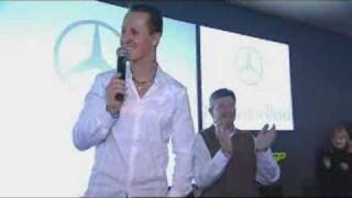 Michael Schumacher Mercedes Factory Hq Bracknell Berkshire