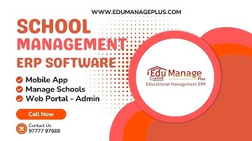 Edu Manage Plus – Smart ERP Software for Schools | Complete School Management Solution