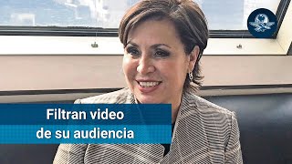 Filtran video de primera audiencia de Rosario Robles