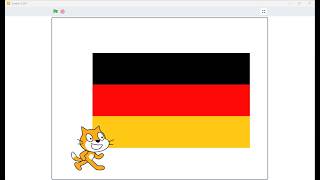 Code FIFA 2026 Drawing the Germany Flag in Scratch Detailed Tutorial