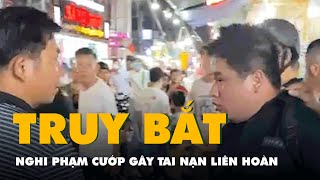 Bị truy đuổi, nghi phạm cướp giật dây chuyền gây tai nạn liên hoàn