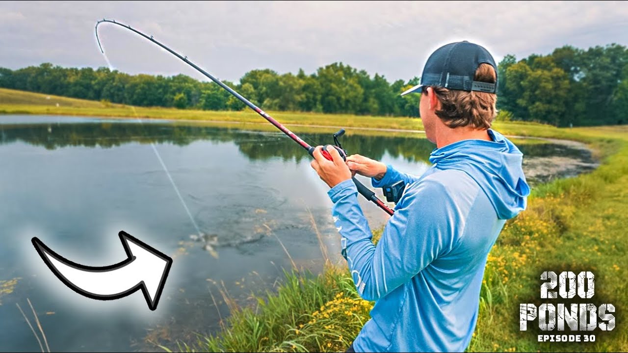 Did I Hook The BIGGEST Bass In This Pond? ("200 Ponds" Ep. 30)