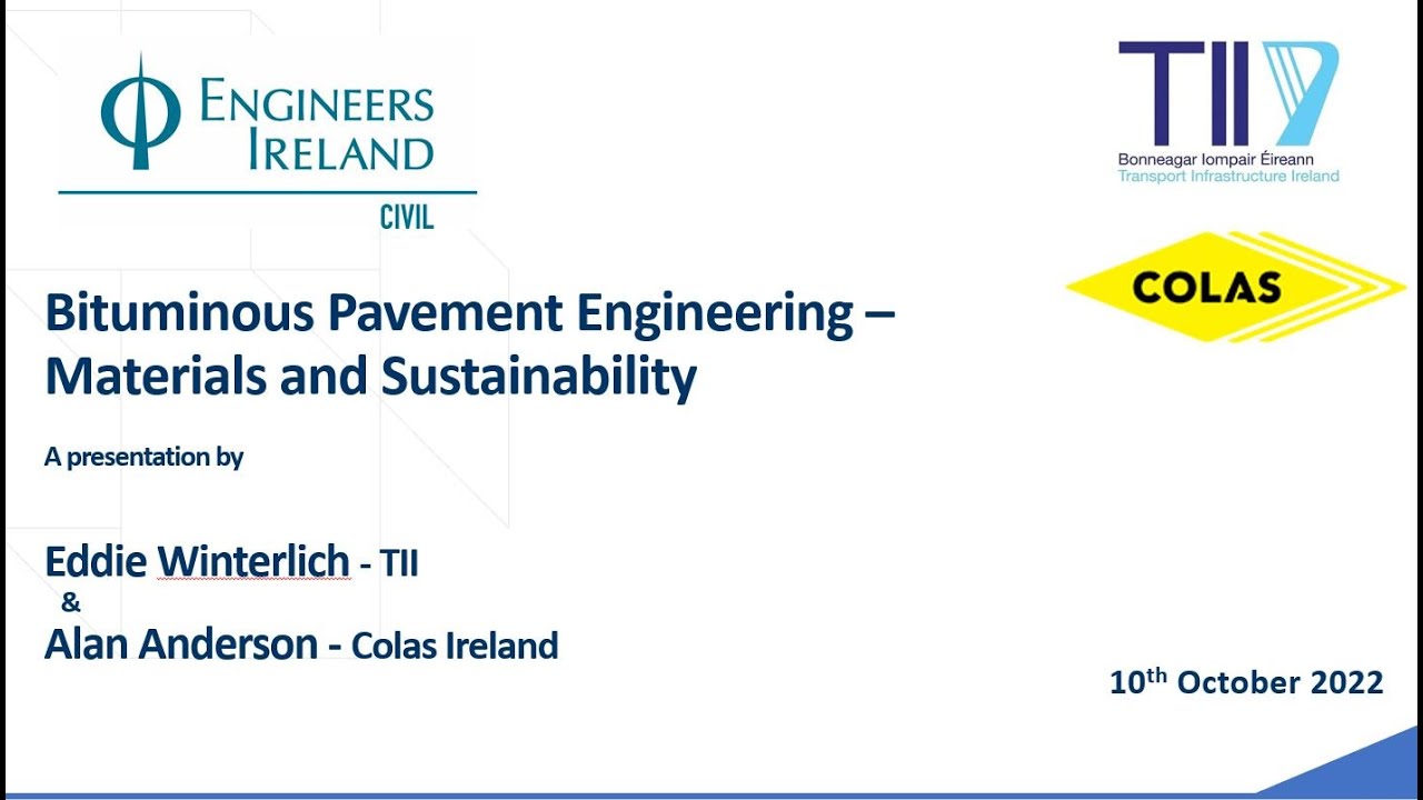 Bituminous Pavement Engineering - Materials and Sustainability