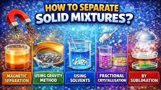 How to Separate Solid Mixtures | Magnetic, Sublimation | Pure and mixed substances | Home Revise