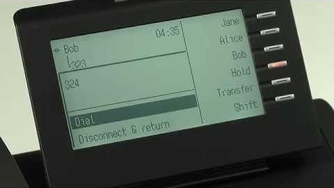 Unify Openstage 40 Make a Conference Call