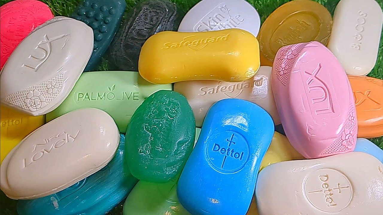 New Colorful Soap ASMR Unboxing Relaxing Sounds Satisfying Video International ASMR Soaps