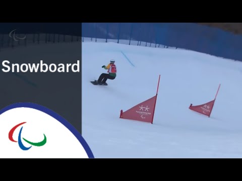 Simon PATMORE VS. Manuel POZZERLE |Snowboard cross|Big Final|PyeongChang2018 Paralympic Winter Games