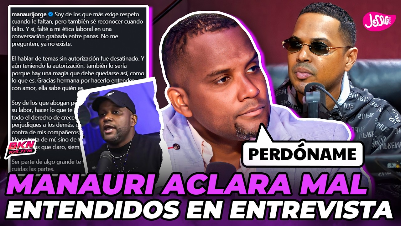 MANAURI JORGE SE DISCULPA PÚBLICAMENTE CON SANTIAGO MATÍAS POR ENTREVISTA SOBRE LA CASA DE ALOFOKE 2