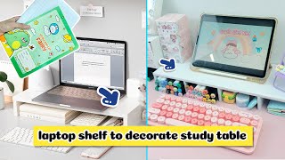 How to make a shelf Decorate a table Learn from student's Notebook // Quyen Sach Nho