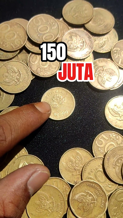 ternyata uang koin kuno 500 bunga melati mahal #uangkuno #koinkuno #500rupiah #hargauangkuno