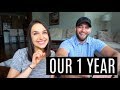 1 YEAR DATING + SECRET VIDEO FROM THE DAY WE MET (embarrassing)