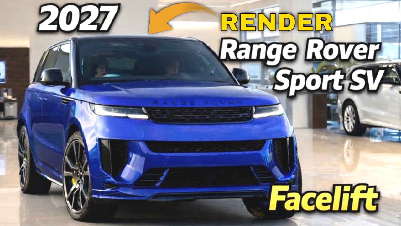 27 Range Rover 2027 Range Rover Sport SV Facelift Is Hiding Something Big - Render ...