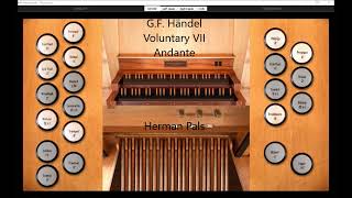G F  Händel Voluntary VII Andante (Hauptwerk Raszczyce)