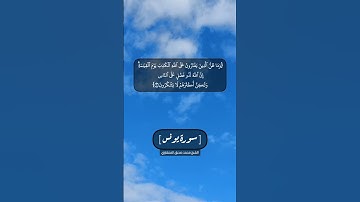 سورة يونس الآية ٦٠ بصوت الشيخ محمد صديق المنشاوي