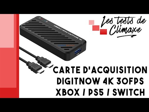 Boitier d'acquisition vidéo 4 canaux de DIGITNOW : Compatible OBS