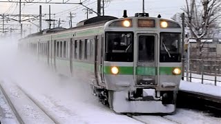 JR北海道　721系 F-9編成　函館本線 発寒駅