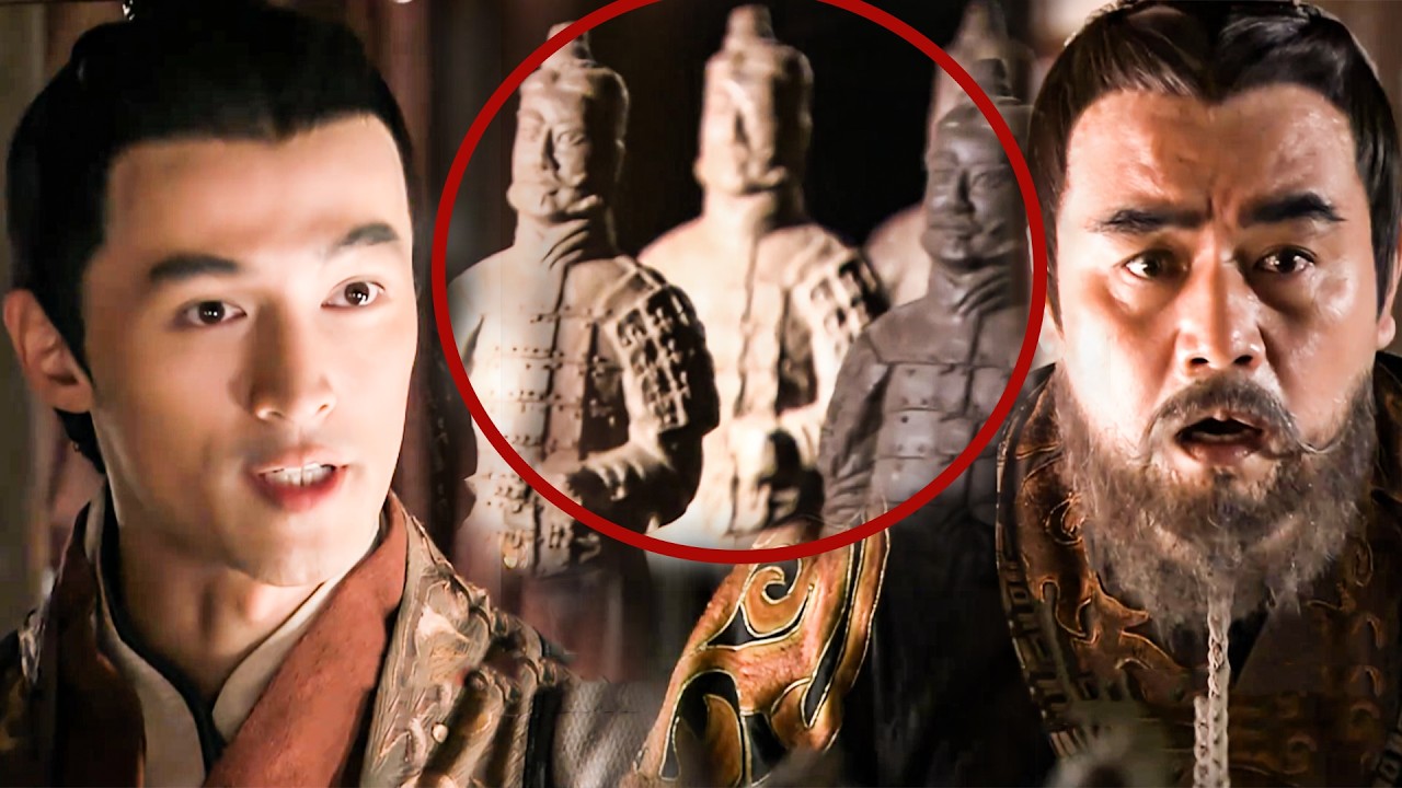 穿越穷小子用现代技术造出兵马俑，皇帝震惊当场封官！💥#胡歌 #huge