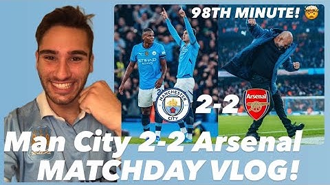 JOHN STONES 98TH MIN CRAZY EQUALISER! Man City 2-2 Arsenal Matchday Vlog!