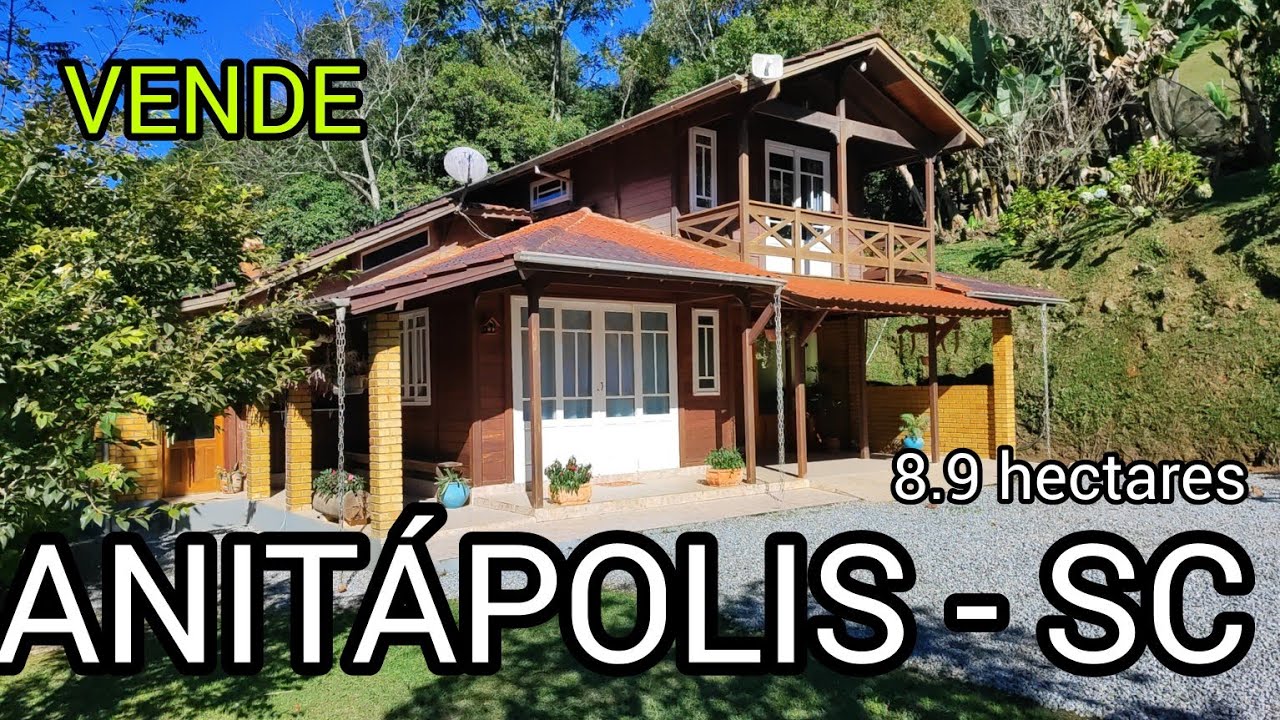 *** VENDIDO *** Anitápolis - SC, sitio porteira fechada à venda  casa pomar, açude..