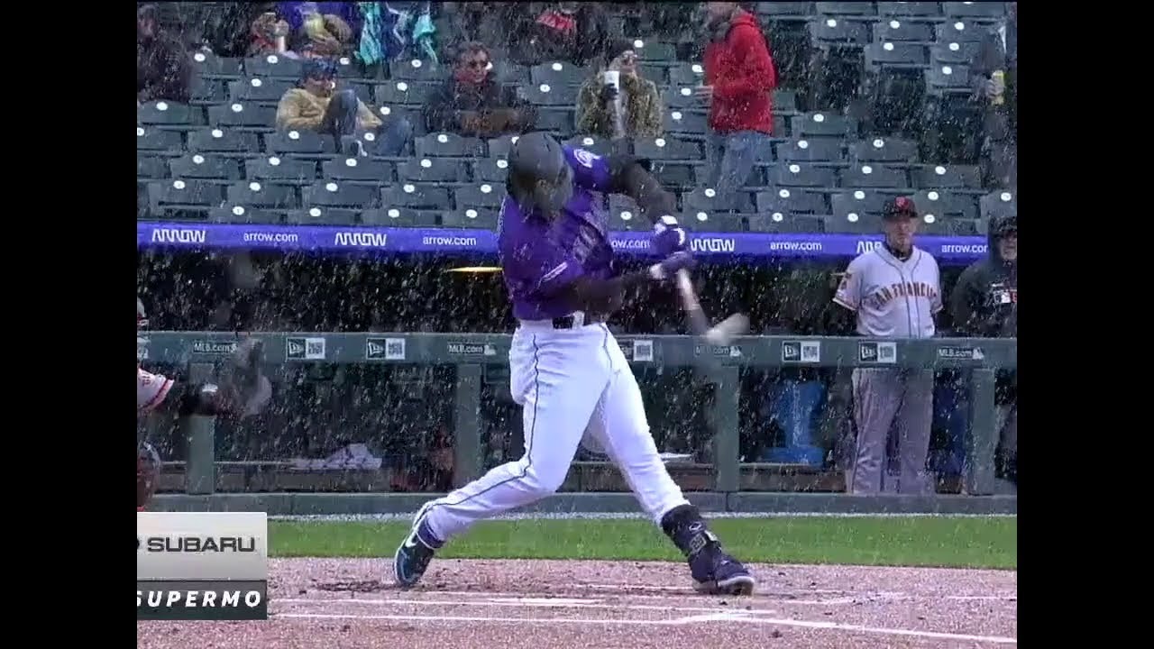 Nolan Arenado Home Run Swing Slow Motion 20191(10) YouTube