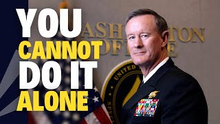 I LEARNED THIS LESSON THE HARD WAY📝 | ADMIRAL McRAVEN ON MAKING IT THROUGH LIFE