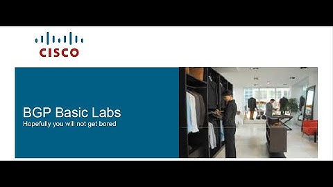BGP Protocol Configuration -lab #CCNP 300-410 350-401