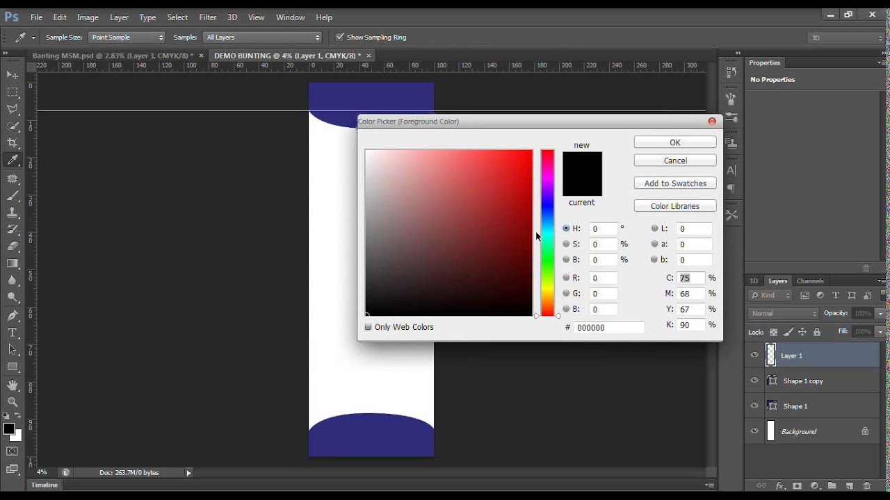  Cara  Bina Design  Banting Di  Photoshop  CS6 YouTube