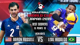 Highlights | USA vs. Brazil | Aaron Russell vs. Yoandy Leal | World Cup 2019