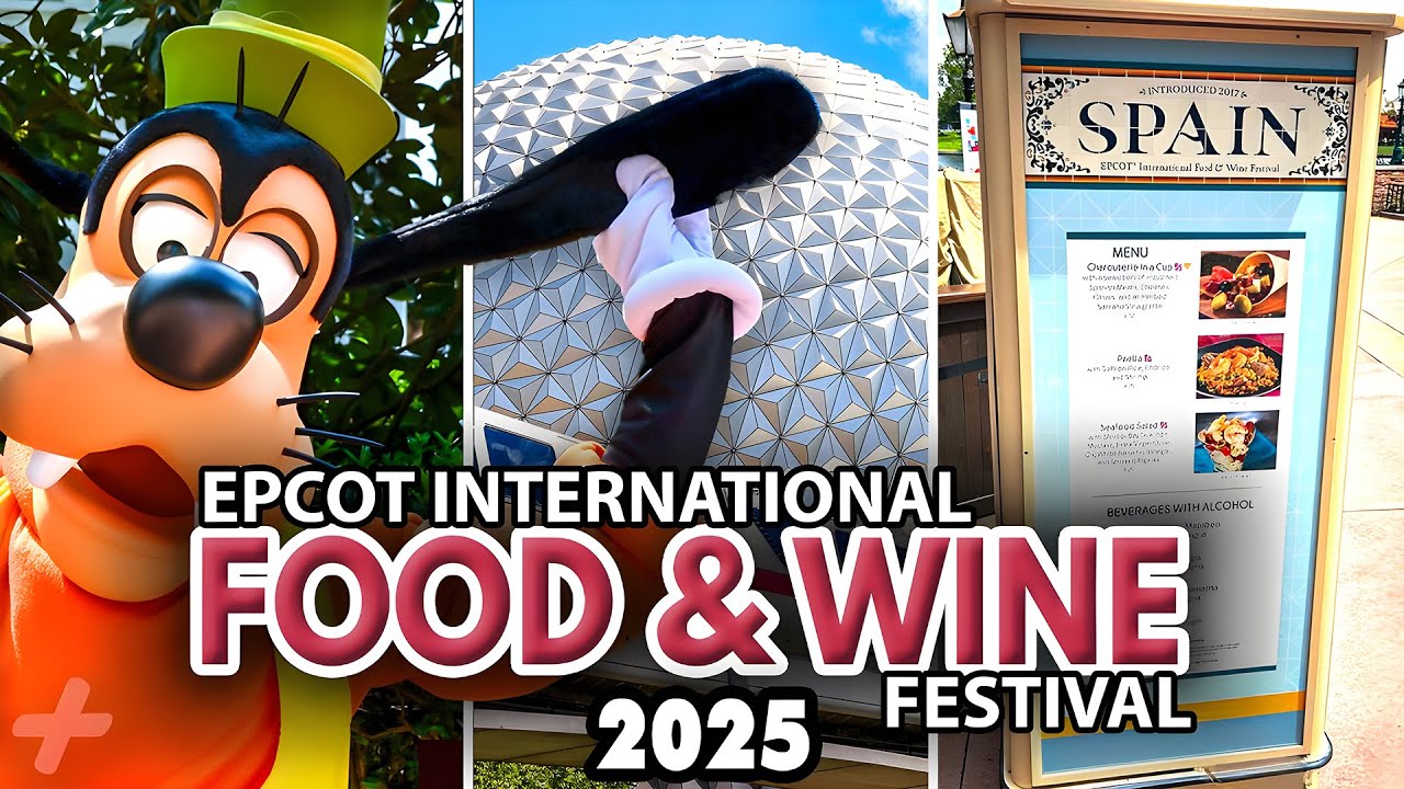 EPCOT Food & Wine Festival 2025 - Walkthrough Menus, Merchandise, & Rides [4K POV]