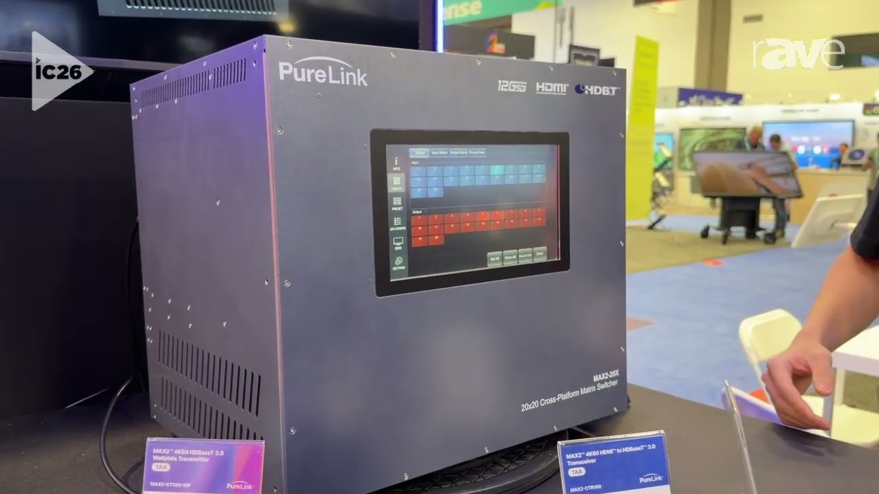 InfoComm 2026: PureLink Features MAX2-20X Cross-Platform Matrix