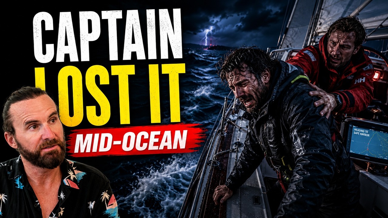 ⁣The Captain Threatened to Jump Overboard Mid-Ocean