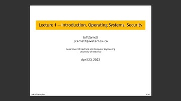 ECE 350 Lecture 1: Introduction to Operating Systems