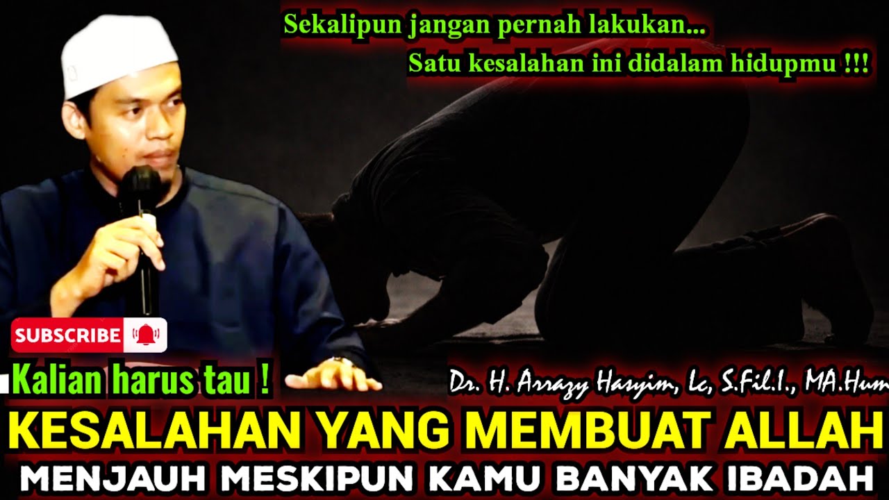 💥 WAJIB TONTON‼️JIKA HIDUPMU TERASA SULIT MUNGKIN INI PENYEBABNYA - BUYA ARRAZY HASYIM