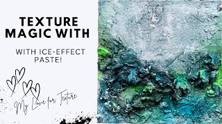 Texture MAGIC with Ice-Effect Paste! Watch Your Artwork Come ALIVE 🌟