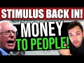 (MONEY TO PEOPLE! PUT IT BACK IN THE BILL! SANDERS) STIMULUS CHECK UPDATE & BREAKING NEWS 08/04/2022