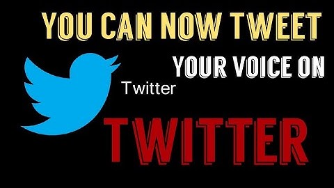 You Can Now Tweet Your Voice on Twitter| How To Post Voice Clips on Twitter| Audio Tweets.