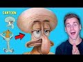 Guy Turns CARTOONS Into REAL Humans..