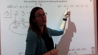 A2 Synthetic Division
